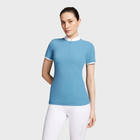 Kurzarm Turniershirt Adriatic Blue