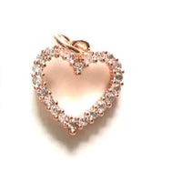 Crystal Heart Charm